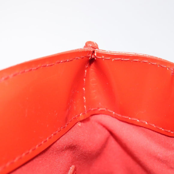 LOUIS VUITTON Monogram Vernis Wilshire PM Bag Orenge Sunset M93644 Auth 130399