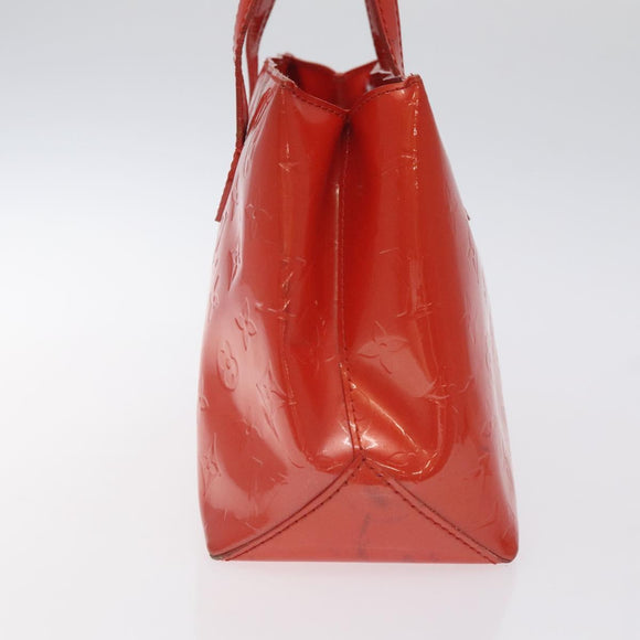 LOUIS VUITTON Monogram Vernis Wilshire PM Bag Orenge Sunset M93644 Auth 130399