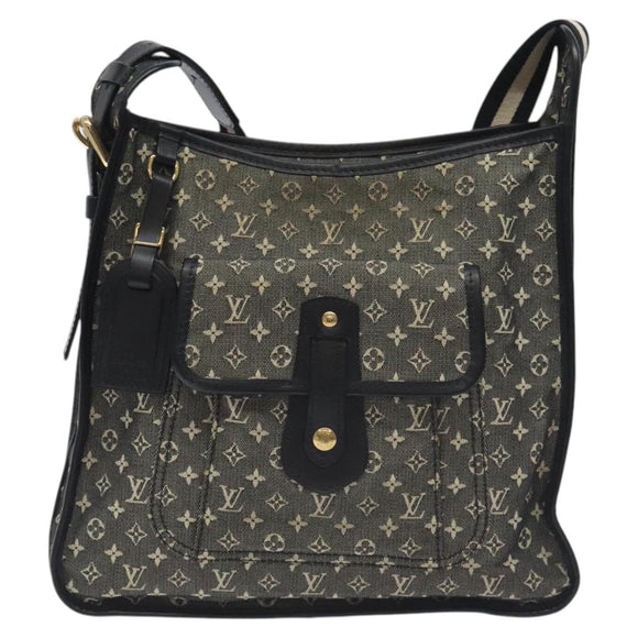 LOUIS VUITTON Monogram Mini Buzas Marie Kate Bag Black M92320 LV Auth 130403