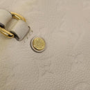 LOUIS VUITTON Monogram Empreinte Lumineuse PM Bag 2way White M93411 Auth 130404-17