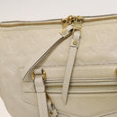 LOUIS VUITTON Monogram Empreinte Lumineuse PM Bag 2way White M93411 Auth 130404-10