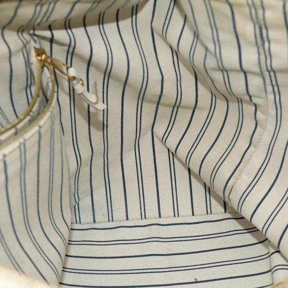 LOUIS VUITTON Monogram Empreinte Lumineuse PM Bag 2way White M93411 Auth 130404