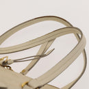 LOUIS VUITTON Monogram Empreinte Lumineuse PM Bag 2way White M93411 Auth 130404-8