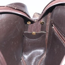 Christian Dior Trotter Canvas Shoulder Bag Brown Gold Auth 130411-21