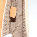 Christian Dior Trotter Canvas Street Chic Shoulder Bag Brown Gold Auth 130412-11