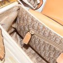 Christian Dior Trotter Canvas Street Chic Shoulder Bag Brown Gold Auth 130412-20