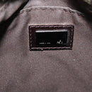 FENDI Zucchino Canvas Mamma Shoulder Bag Brown Auth 130418-19