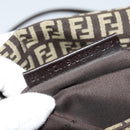 FENDI Zucchino Canvas Mamma Shoulder Bag Brown Auth 130418-12