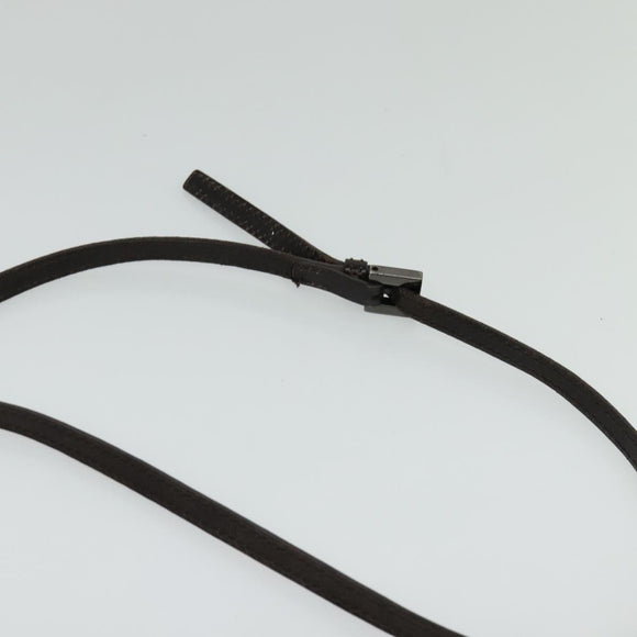 FENDI Zucchino Canvas Mamma Shoulder Bag Brown Auth 130418