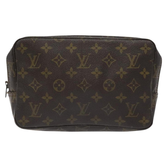 LOUIS VUITTON Monogram Trousse Toilette 23 Clutch Bag M47524 LV Auth 130426