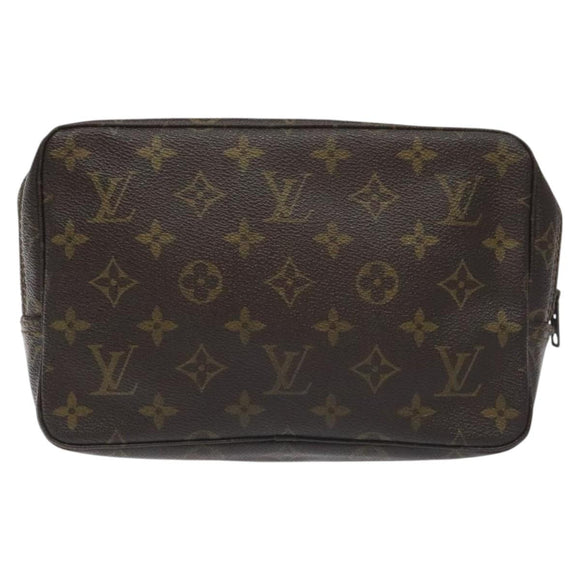 LOUIS VUITTON Monogram Trousse Toilette 23 Clutch Bag M47524 LV Auth 130426