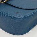 LOUIS VUITTON Epi Saint Cloud GM Shoulder Bag Toledo Blue M52195 LV Auth 130456-11