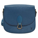 LOUIS VUITTON Epi Saint Cloud GM Shoulder Bag Toledo Blue M52195 LV Auth 130456-2