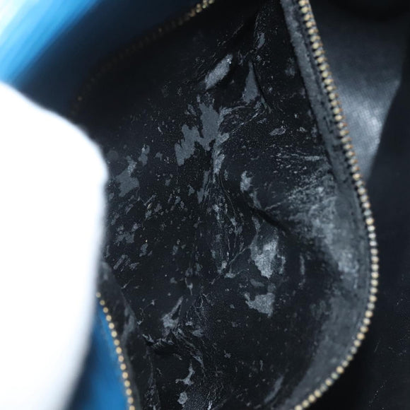 LOUIS VUITTON Epi Saint Cloud GM Shoulder Bag Toledo Blue M52195 LV Auth 130456