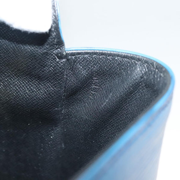 LOUIS VUITTON Epi Saint Cloud GM Shoulder Bag Toledo Blue M52195 LV Auth 130456