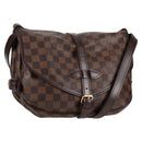 LOUIS VUITTON Damier Ebene Saumur 30 Shoulder Bag SPO N48081 LV Auth 130461V-1