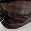 LOUIS VUITTON Damier Ebene Saumur 30 Shoulder Bag SPO N48081 LV Auth 130461V-15