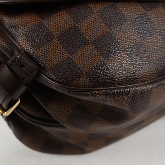 LOUIS VUITTON Damier Ebene Saumur 30 Shoulder Bag SPO N48081 LV Auth 130461V