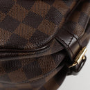 LOUIS VUITTON Damier Ebene Saumur 30 Shoulder Bag SPO N48081 LV Auth 130461V-16