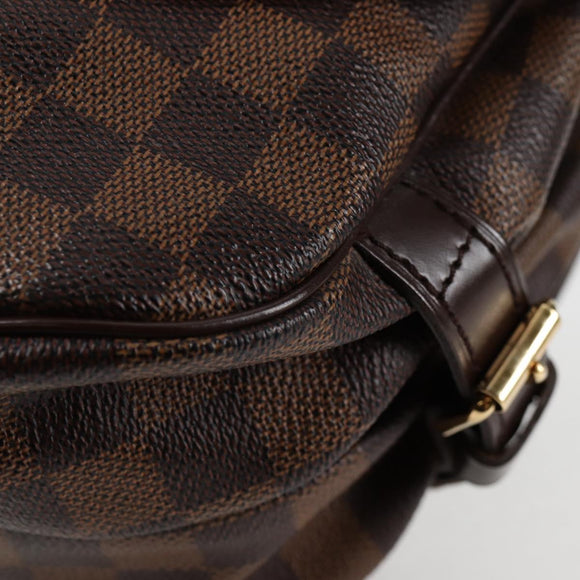LOUIS VUITTON Damier Ebene Saumur 30 Shoulder Bag SPO N48081 LV Auth 130461V