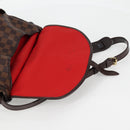 LOUIS VUITTON Damier Ebene Saumur 30 Shoulder Bag SPO N48081 LV Auth 130461V-9