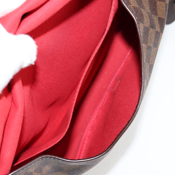 LOUIS VUITTON Damier Ebene Saumur 30 Shoulder Bag SPO N48081 LV Auth 130461V