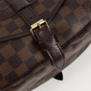 LOUIS VUITTON Damier Ebene Saumur 30 Shoulder Bag SPO N48081 LV Auth 130461V-20