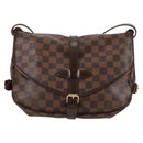 LOUIS VUITTON Damier Ebene Saumur 30 Shoulder Bag SPO N48081 LV Auth 130461V-13