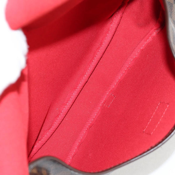 LOUIS VUITTON Damier Ebene Saumur 30 Shoulder Bag SPO N48081 LV Auth 130461V