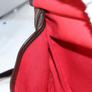 LOUIS VUITTON Damier Ebene Saumur 30 Shoulder Bag SPO N48081 LV Auth 130461V-25