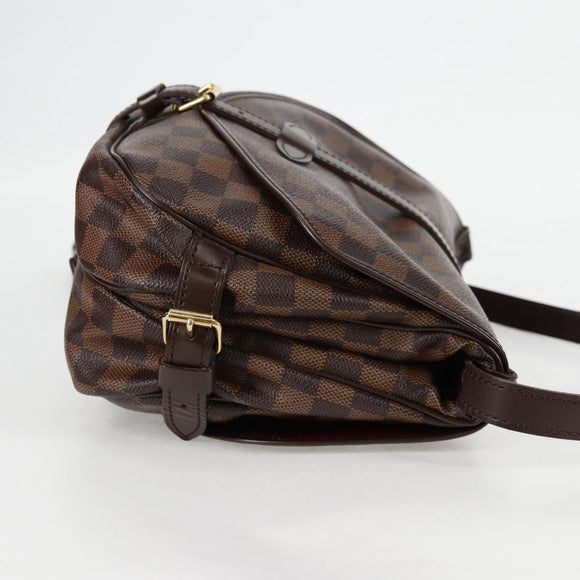 LOUIS VUITTON Damier Ebene Saumur 30 Shoulder Bag SPO N48081 LV Auth 130461V
