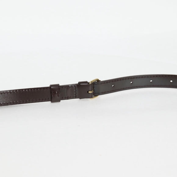 LOUIS VUITTON Damier Ebene Saumur 30 Shoulder Bag SPO N48081 LV Auth 130461V