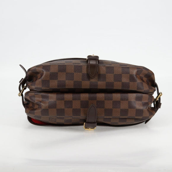 LOUIS VUITTON Damier Ebene Saumur 30 Shoulder Bag SPO N48081 LV Auth 130461V