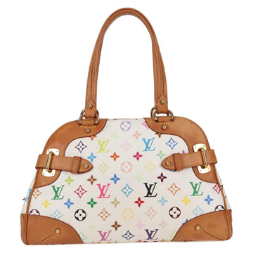 LOUIS VUITTON Monogram Multicolor Claudia Hand Bag White M40193 LV Auth 130466V - 0