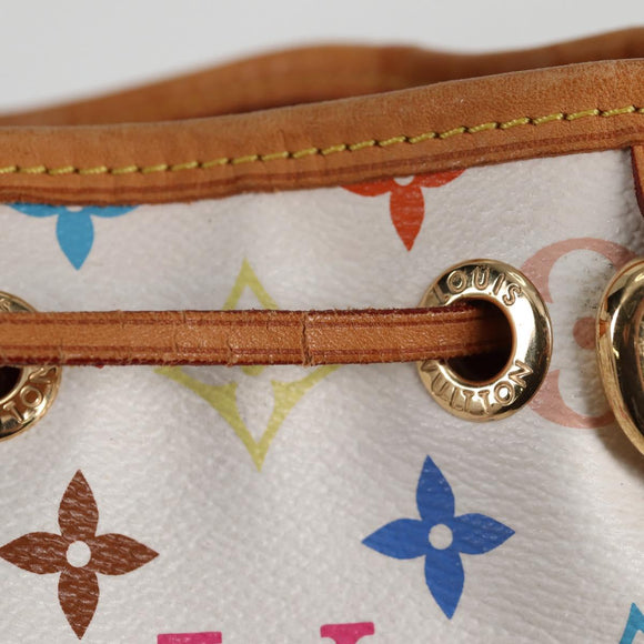 LOUIS VUITTON Monogram Multicolor Petit Noe Shoulder Bag M42229 Auth 130467V