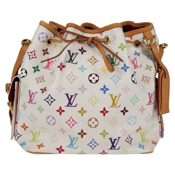 LOUIS VUITTON Monogram Multicolor Petit Noe Shoulder Bag M42229 Auth 130467V