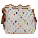 LOUIS VUITTON Monogram Multicolor Petit Noe Shoulder Bag M42229 Auth 130467V-2