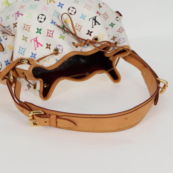 LOUIS VUITTON Monogram Multicolor Petit Noe Shoulder Bag M42229 Auth 130467V