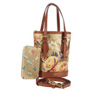 LOUIS VUITTON LV Garden Nano Bucket Shoulder Bag Beige M81724 LV Auth 130468SM-1