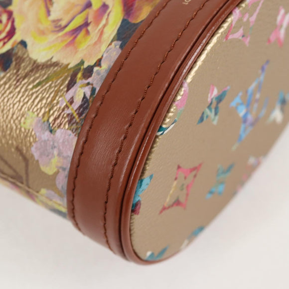 LOUIS VUITTON LV Garden Nano Bucket Shoulder Bag Beige M81724 LV Auth 130468SM