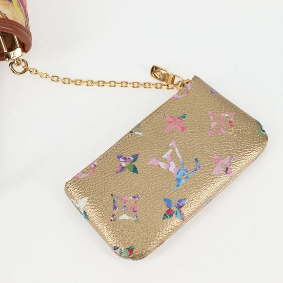 LOUIS VUITTON LV Garden Nano Bucket Shoulder Bag Beige M81724 LV Auth 130468SM