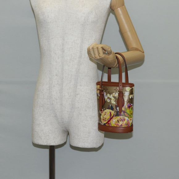 LOUIS VUITTON LV Garden Nano Bucket Shoulder Bag Beige M81724 LV Auth 130468SM