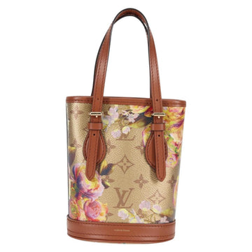 LOUIS VUITTON LV Garden Nano Bucket Shoulder Bag Beige M81724 LV Auth 130468SM - 0