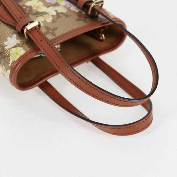 LOUIS VUITTON LV Garden Nano Bucket Shoulder Bag Beige M81724 LV Auth 130468SM