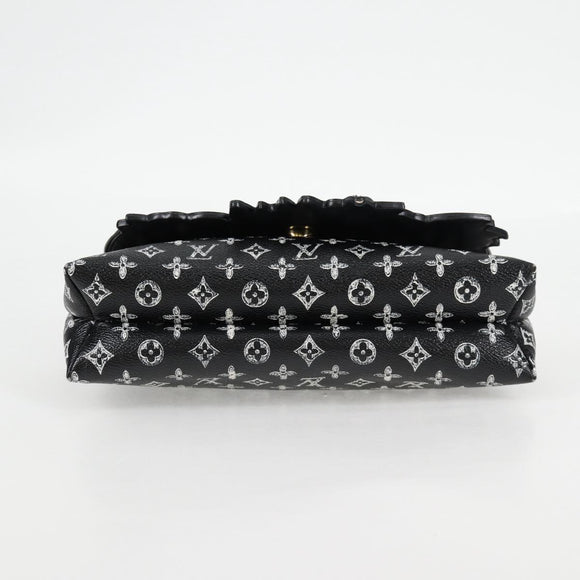 LOUIS VUITTON Catgram Cat Pochette Shoulder Bag Black M52935 LV Auth 130472A