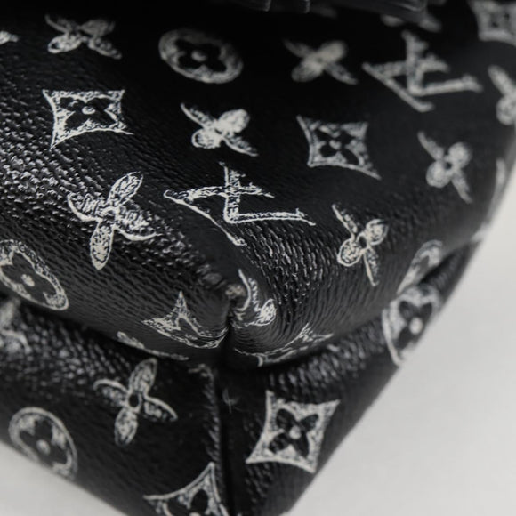 LOUIS VUITTON Catgram Cat Pochette Shoulder Bag Black M52935 LV Auth 130472A