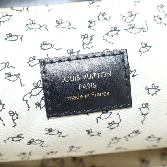 LOUIS VUITTON Catgram Cat Pochette Shoulder Bag Black M52935 LV Auth 130472A