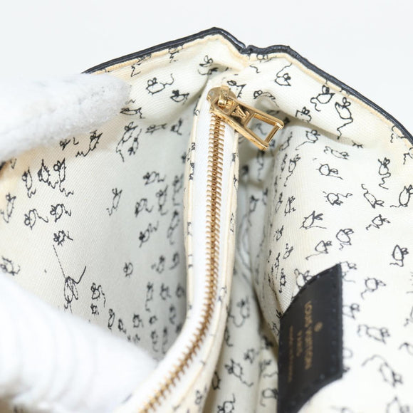 LOUIS VUITTON Catgram Cat Pochette Shoulder Bag Black M52935 LV Auth 130472A