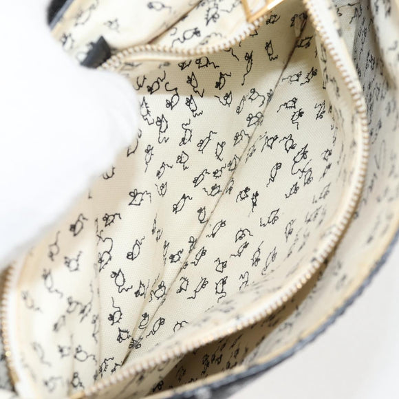 LOUIS VUITTON Catgram Cat Pochette Shoulder Bag Black M52935 LV Auth 130472A