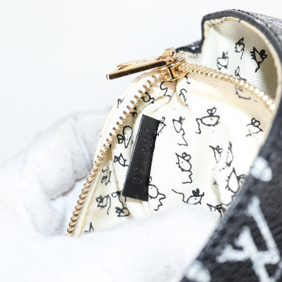 LOUIS VUITTON Catgram Cat Pochette Shoulder Bag Black M52935 LV Auth 130472A